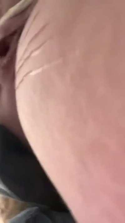 Squirting all over the plane bathroom