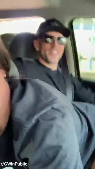 The Tip for the handsome Uber driver.