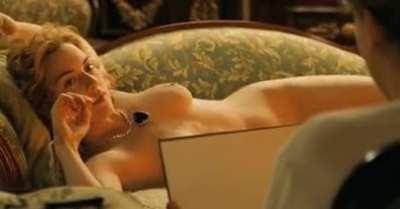 I wore out my VHS copy of this movie because of Kate Winslet in this scene 1997