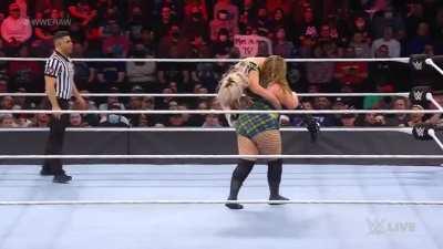 Liv Morgan ots carried by Doudrop