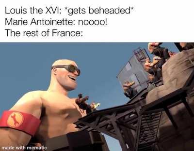 Haha. Head goes chop chop