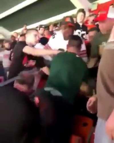 That's one way to stop a fight.