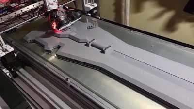 Added a secondary mcu to long boi and reduced my cables down to a usbc and 2 PSU leads. Also giant sword just because