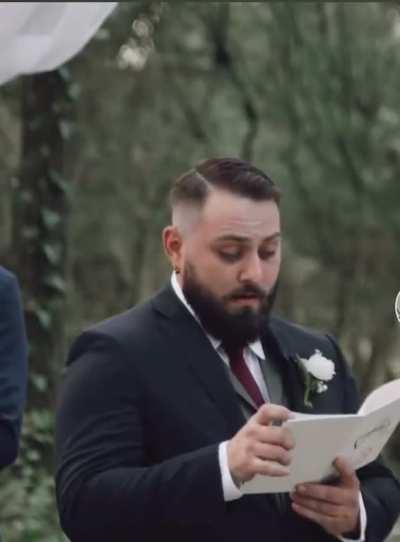 Not a wedding speech I would make in front of my mother