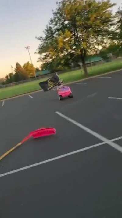 Not sure if this fits here, but don't tow a toy car