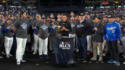 Shohei Ohtani is named NLCS MVP!