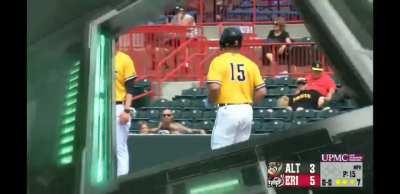 [Highlight] [Highlight] Tigers No. 4 prospect Dillon Dingler catches a ball he gets hit by