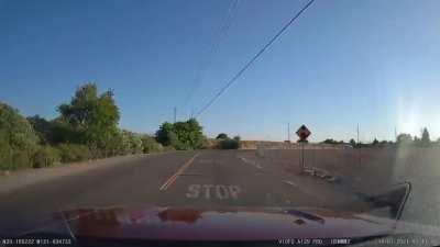 Out for a drive in the country when abrupt chaos strikes...