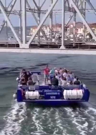 Cool guy doing cool guy stunts