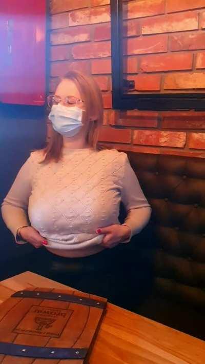 On today's menu. dish of the day - Big Boobs