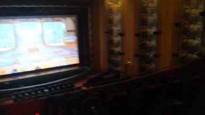 Working at a theater has it's benefits.