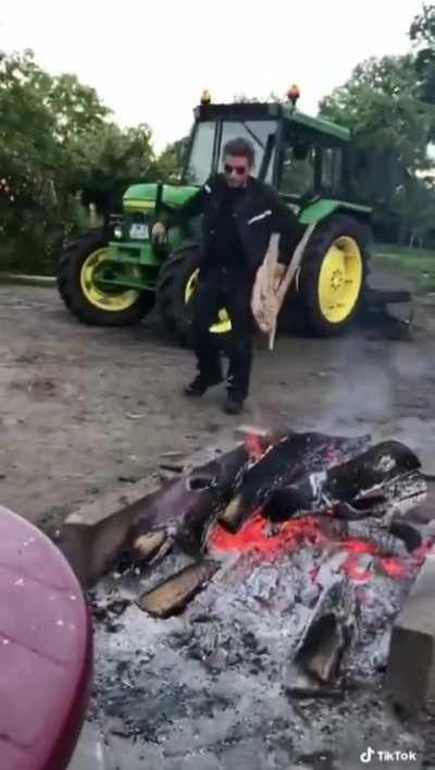 Successfully failed firewood delivery