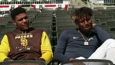 [Highlight] Eduardo Perez interviews Juan Soto and Ronald Acuña Jr.