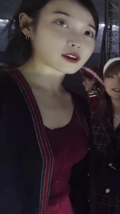 IU perky tits