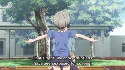 Bow before our Mint-Chocolate savior, heretics. Your time has come. [Uzaki-chan wa Asobitai!]