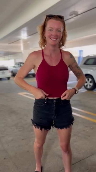 Shopping for the day and had to do some flashes. The parking lot was so packed. 