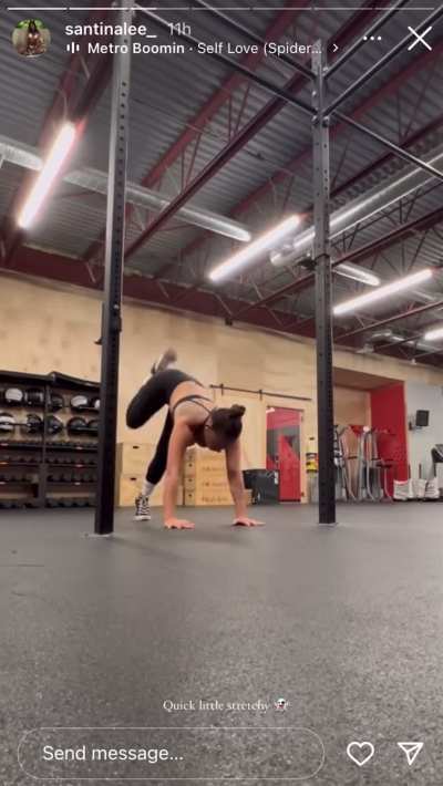 BBCAN11 Santina in the gym part 2