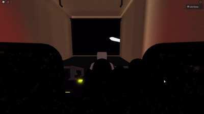 I made a cinema where you can watch a full-motion music video together. Each frame of the video is generated from Lua as a pile of black and white blocks of varying widths. Link in comments.