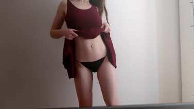 Let's see what's under the dress