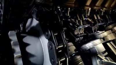 Jacob and Co. Bugatti Chiron watch with 16-piston on-demand engine animation -- the first time ever in a wristwatch along with 578 movement components.