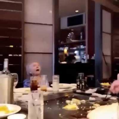 Have a shrimp Grandma