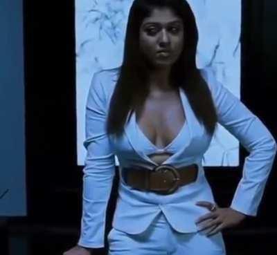 Nayanthara showing bra