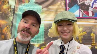 Guess who I met yesterday