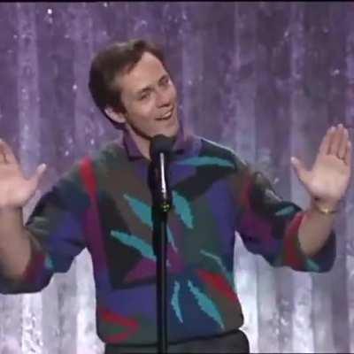 A conversation between a man and a mic goes out of sync. Well, that's one of the most incredible and unique talents i have ever seen!