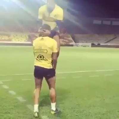 Pow! Right in the kisser.