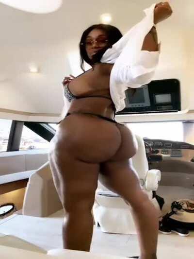 She gained that weight back and now she's showing off