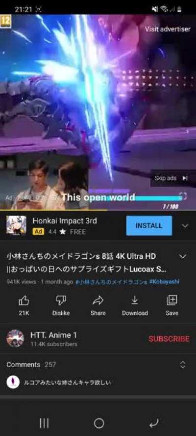 A new type of honkai ads...