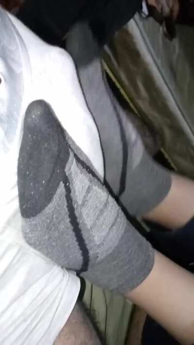 Girlfriend First Sockjob