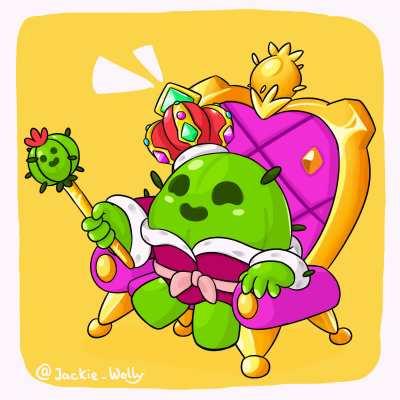 Woosh!!! This is the Super Lucky King Spike!!! Your next Mega Boxes will be blessed. You will get tha Brawler that you desire soon