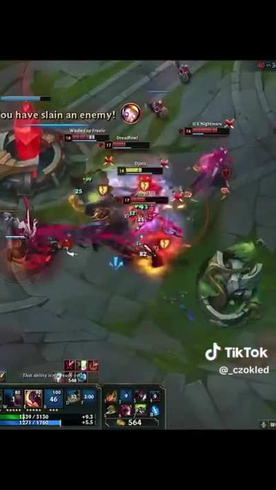 Remember when red kayn actually healed off of his spells