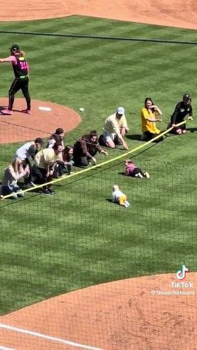 I love how unpredictable these baby races can be.