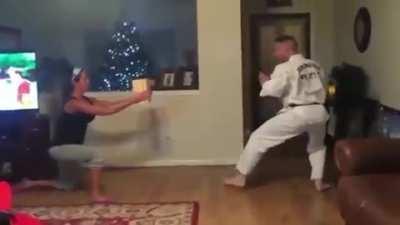 I super promise babe I won’t kick you in face just trust me!!