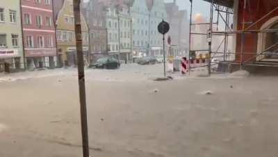 Unwetter in Landshut