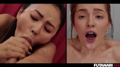 Sucking her Girlcock