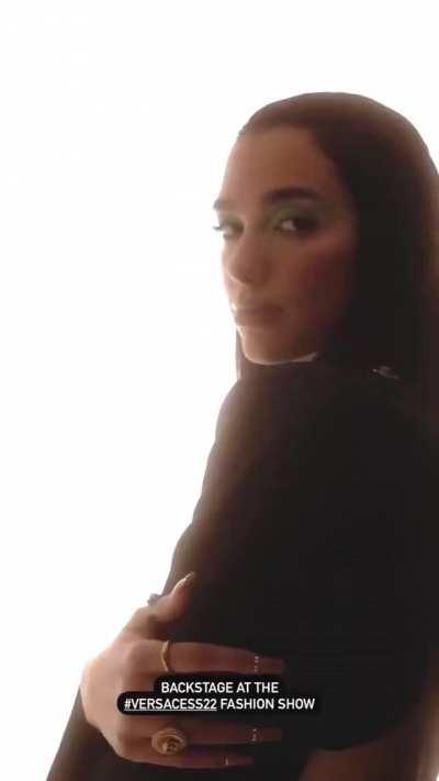 Versace fashion show today