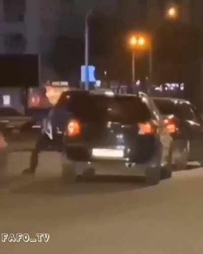 dude stepped right into it