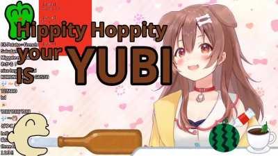 Hippity Hoppity your yubis my property! Yay~