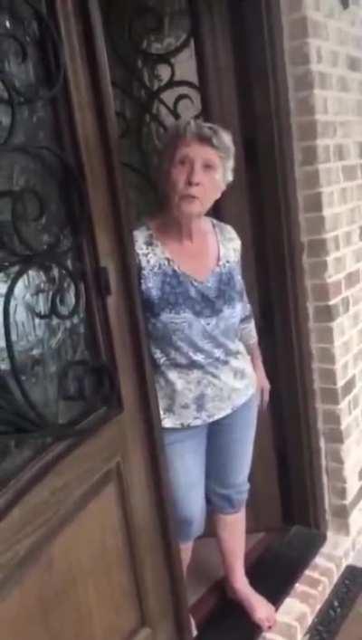 Old lady knows how to troll