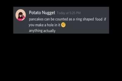 Asked my friends to name a ring shaped food that isnt a donut or onion rings