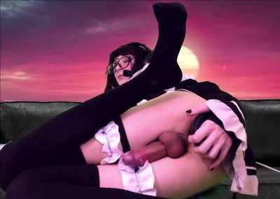 Cum Cumshot Cute Dildo Hands Free Orgasm Trans Trans Woman Porn GIF by muonicdecay