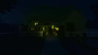 Ghost blasting caramelldansen in his house