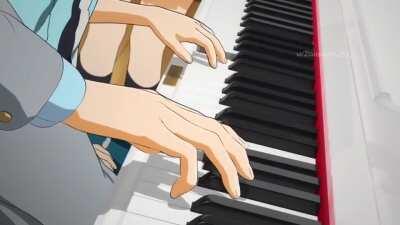Just playing the piano