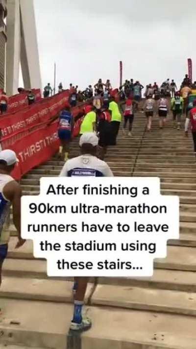 race organizers don't want them to leave