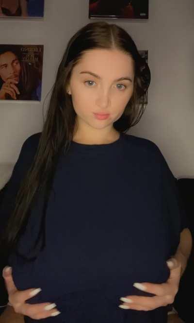 I hope you like my ghost nipples baby