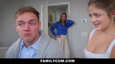 Step Bro Pays His Sister to Become His Personal Assistant - Threesome