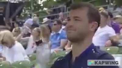 Grigor Getting Trolled with his Ex's Song in Stuttgart